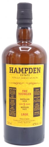 2021 Hampden Rum Single Jamaican Rum, The Younger LROK 750ml